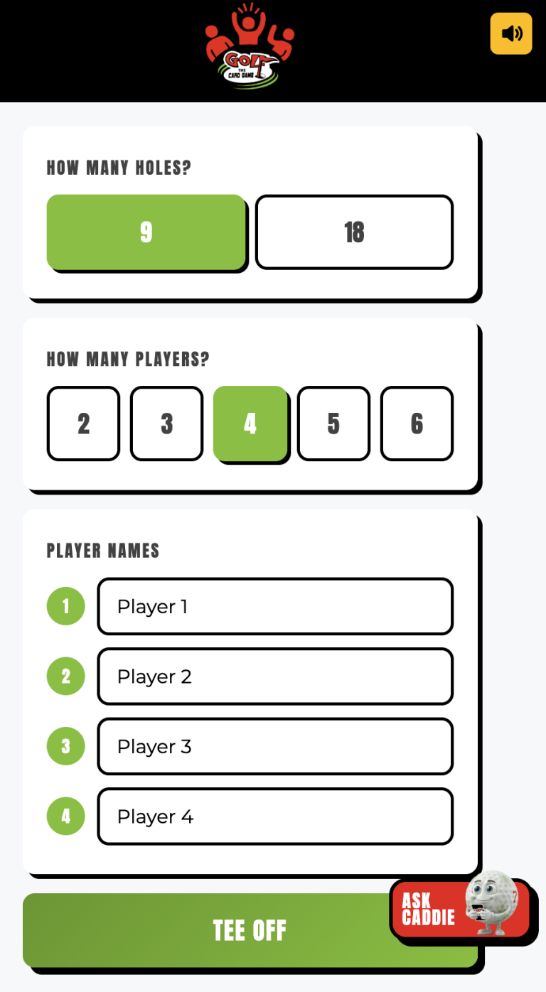 GTCG Scorepad and Tee Pencil Score sheet with rows for players and a wooden pencil with a pointed tip.